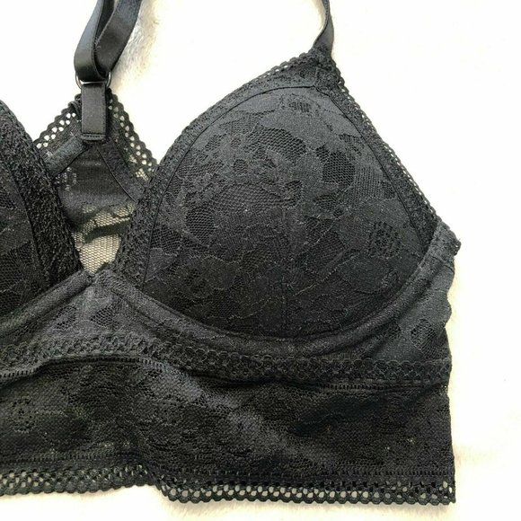 Victoria Secret Lace Plunge Long Line Wireless bra - Picture 2 of 6